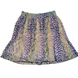 GANNI Animal Print Mini Skirt Size 34